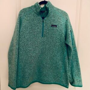 Patagonia Woman’s Better Sweater Quarter Zip  Fleece Pullover